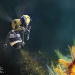 Des drones abeilles pour polliniser les fleurs
