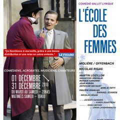 La pièce de Molière « L’École des Femmes » au théâtre Déjazet à Paris le 01 Décembre !